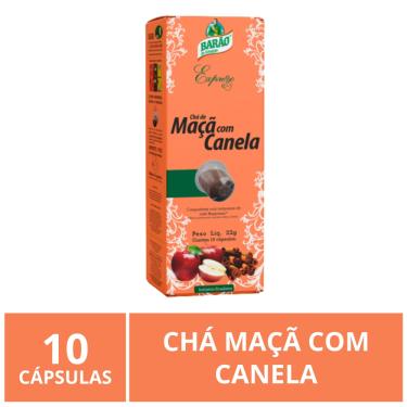 Imagem de Cápsulas para Cafeteiras Nespresso Barão Cotegipe, Chá Maça com Canela