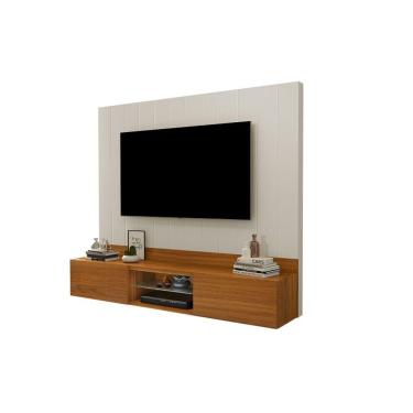 Imagem de Painel Home Conquest Com Prateleira De Vidro TV até 75 Polegadas Luapa Móveis