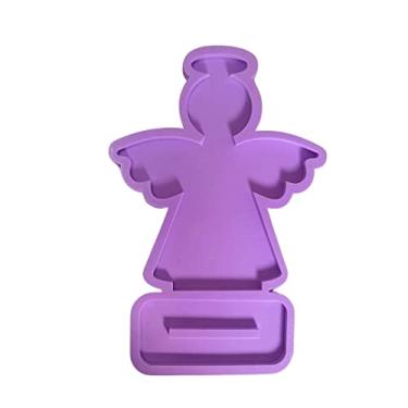 Imagem de Confeitaria dos Moldes, R259 Molde de silicone placa anjo eternização resina