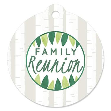 Imagem de Etiquetas de presente para reunião de árvore genealógica - reunião de família (conjunto com 20)