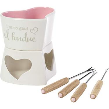 Imagem de Precious Moments Conjunto de 5 peças para fondue Love, tamanho único, multi