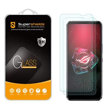 Imagem de (2 pacotes) Supershieldz projetado para Asus Rog Phone 6/6 Pro / 5 / 5s / 5 Pro / 5s Pro / 5 Ultimate protetor de tela de vidro temperado, antiarranhões, sem bolhas