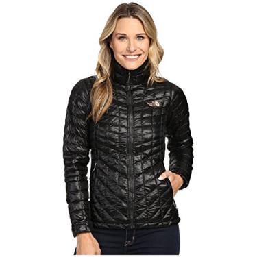 Imagem de Jaqueta feminina Thermoball com zíper The North Face, TNF Black/Rose Dawn, X-Large