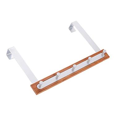 Imagem de Ganchos de casaco 1 peça criativa porta traseira pendurada cabide de casaco casa quarto armário bolsa chave cabide de armazenamento de roupas cabide de parede (cor: estilo 1)