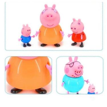 Imagem de Brinquedo  Pepa Pig Com 4 Personagens - Bonecos
