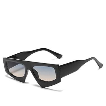 Imagem de Óculos de sol poligonais personalidade Triângulo irregular óculos de sol olho de gato óculos de sol all-match, 7, tamanho único