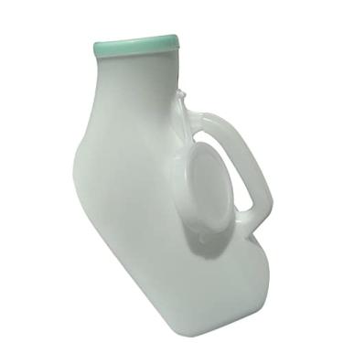 Imagem de predolo Engarrafado para Toalete Portátil Idoso para Quarto Caminhada Cama Amarrado Paciente Mictório Masculino, Branco