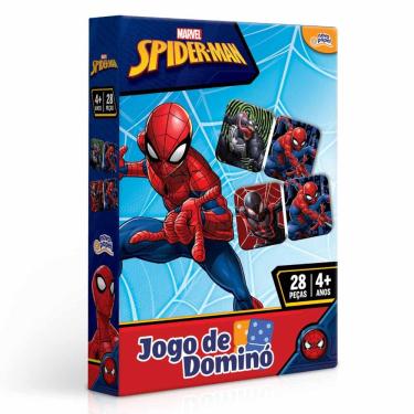 Imagem de Jogo de Dominó Infantil - Marvel - Spiderman - 28 Peças - Toyster