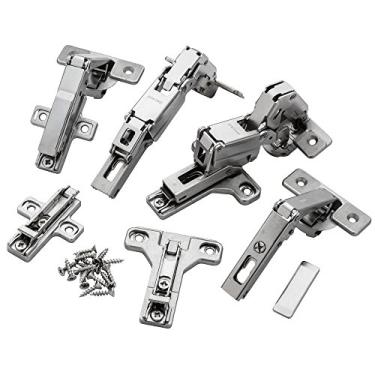 Imagem de Sobreposição de 1,9 cm, dobradiça de moldura de rosto de salice para armário de canto de peças