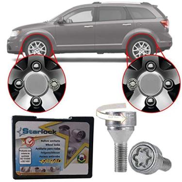 Imagem de Trava Antifurto Anti Roubo de Roda Parafuso Porca Farad Starlock Dodge Journey 2009 à 2018 Com Mais de 10.000 Segredos HA/E