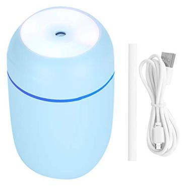 Imagem de Aromatizador de ar para carro, umidificador USB portátil, mudo prático escritório de 300 ml para carro interno em casa (azul)