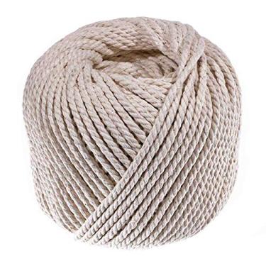 Imagem de Corda Macramé – Corda da Costa Oeste – 100% fio de algodão natural – suprimentos de algodão e macramé – para jardinagem, cozinhar, amarrar, artesanato, acampamento, feixes, #60 - 14oz (3mm x 240 feet), 1