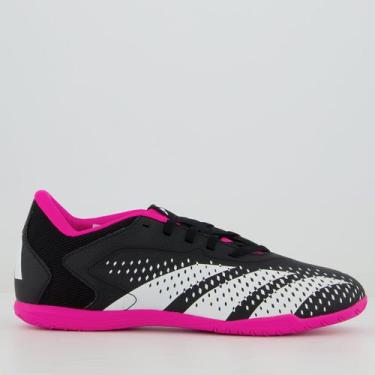 Imagem de Chuteira Adidas Predator Accuracy 23.4 In Futsal Preta E Pink