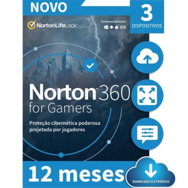 Imagem de Norton 360 Gamers 3 Device 12 Meses - ESD 21415189