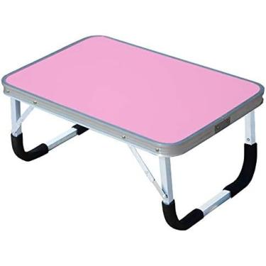 Imagem de Mesa De Cama Para Laptop, Escrivaninha De Colo Portátil, Suporte De Leitura Para Notebook, Mesa Para Notebook, Mesa De Dormitório, Rosa 70 * 50 Cm,Rosa 60 * 40cm,YUYANAIAI