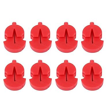Imagem de Violino Single Hole Practice Silencioso, Baixo Som Útil 8 Pcs Violinos Silenciosos Não Perturbam Outros Instrumento Sintonizável para Músicos (Vermelho)