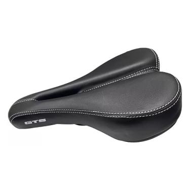 Imagem de Banco Selim Vazado Gts Biketec Mtb Preto C/carrinho Confort