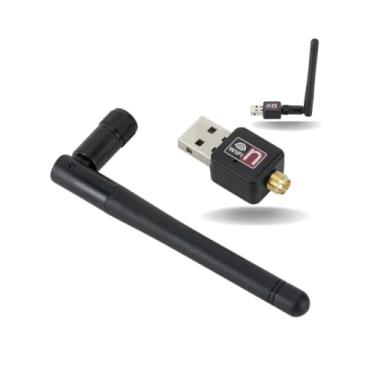 Imagem de Antena Wifi Adaptador,Usb Adaptador USB Receptor Wireless 1200Mbps - Antena WiFi para Rede Sem Fio Pc E Notebook upMoura