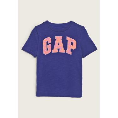 Imagem de Infantil - Camiseta GAP Logo Floral Azul GAP 673021 menino