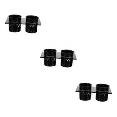 Imagem de Generic 3 Pçs Recipiente De Armazenamento De Parede Prateleira De Armazenamento Rack Utensílio De Cozinha Organizador Montagem Na Parede Suporte Remoto Suporte Do Telefone De Parede