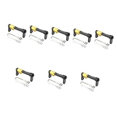 Imagem de Uonlytech 8 Conjuntos De Peças De Substituição De Haste Telescópica Modificada Extensão De Guiador Barra De Extensão De Suporte De Roda Fácil Para Bicicleta Mountain Bike Guiador