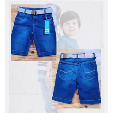 Imagem de Bermuda Jeans Masculina Juvenil Denim - Leinad Kids