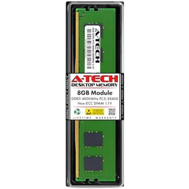 Imagem de A-Tech 8GB DDR5 4800 MHz UDIMM PC5-38400 CL40 DIMM 288-Pin 1.1V Desktop RAM Memory Module
