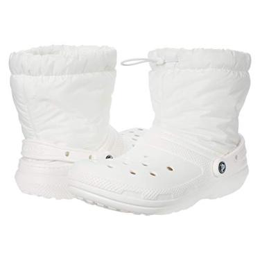 Imagem de CROCS Classic Lined Neo Puff Boot - White/White - M7W9 , 206630-143-M7W9, Unisex Adult , White/White , M7W9