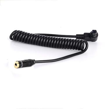 Imagem de HangTon Adaptador de cabo de disparo remoto para câmera Canon R3 R5 1DX 6D 7D 5D MKIII 60D EOS SLR, 2,5 mm fêmea para N3