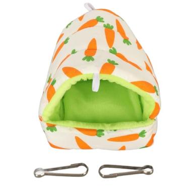 Imagem de Forro Confortável do Luxuoso da Casa da Cama do Pássaro da Tela Superior, Rato Quente Confortável do Papagaio do Hamster para o Rato do Hamster do Periquito do Papagaio (L)