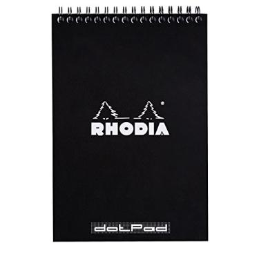 Imagem de Rhodia Bloco de notas espiral A5, Dot - Preto