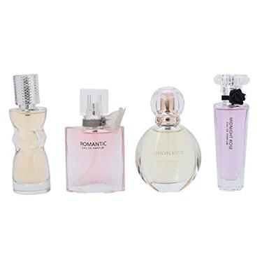 Imagem de Fragrância duradoura de perfume feminino, perfume em spray leve, conjunto de perfume em spray corporal elegante e requintado natural de longa duração clássico floral e frutado