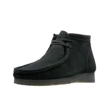 Imagem de Clarks Men's Wallabee Boot Chukka, Black Suede, 10