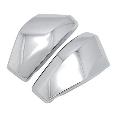 Imagem de Tampas de carenagem lateral da bateria esquerda e direita da motocicleta tampa do tanque de óleo do painel lateral para Honda VTX 1300 R/Retro, S/Spoke, C/Custom & T/Tourer modelos 2003-2009.