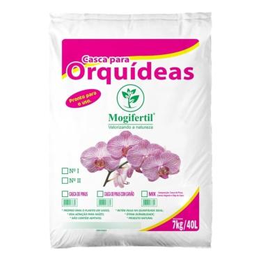 Imagem de Substrato Plantas Orquídeas Pinus Carvão e Chips 7kg 40 Litros