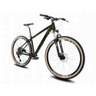 Imagem de Bicicleta Aro 29 em Aluminio KSW XLT 100 com 12 Velocidades com Câmbio Traseiro Shimano Deore M6100 e Freio a Disco Hidráulico,21,Verde Pérola Preto
