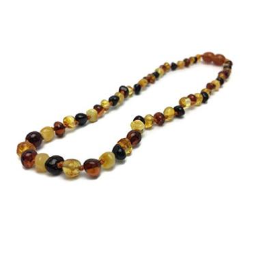 Imagem de Baltic Essentials Colar polido de 31,78 cm, 12.5 Inch, Cristal, Âmbar