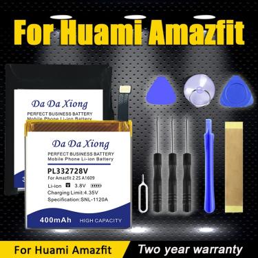 Imagem de Bateria para relógio inteligente Huami Amazfit GTR Bip GTS 2 2s 3 A1608 A1609 A1619 A2035 A1808