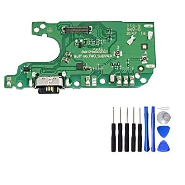 Imagem de UPONEW Para TCL 30 XE 5G T767W Porta de carregamento USB Dock Connector Board Flex Peça de substituição com ferramenta de abertura (11 PCS