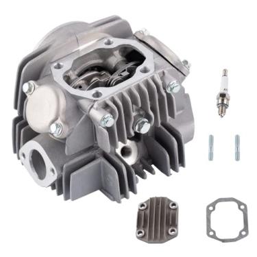 Imagem de Lifan 125 Kit completo de montagem de cabeça de cilindro para motores horizontais de 52,4 mm de furo 125cc motocicleta quadriciclo Go Kart peças de bicicleta sujeira