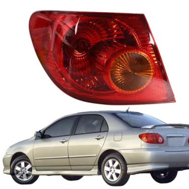 Imagem de WFLNHB Substituição de luz traseira do lado esquerdo para Toyota Corolla 2003-2008 Conjunto de lâmpada traseira 8156002290 TO2800154 lado do motorista