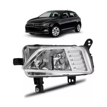 Imagem de Farol Milha Auxiliar Polo Virtus 2018 2019 Cromado Esquerdo