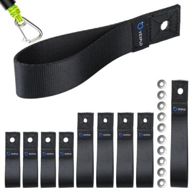 Imagem de VEXPLO 10 peças de acessórios de pontos de âncora de jet ski, travas de amarração rápidas e seguras para amortecedores de ancoragem e para-lamas, linhas de ancoragem e corda de encaixe elástica no