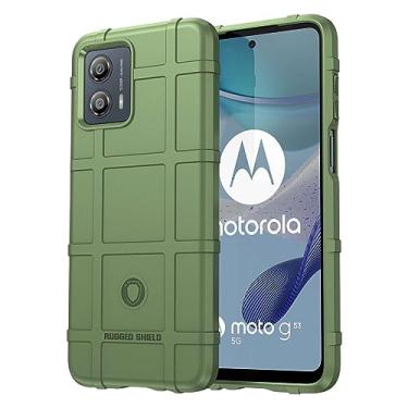 Imagem de Capas para Moto G53.Caso básico,Botão de pressão flexível / 360 ° Proteção completa,Escudo Rugged