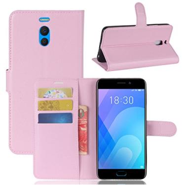 Imagem de Capa MEIZU M6 Note (Meilan Note6) – Capa carteira dobrável de couro PU Manyip para MEIZU M6 Note (Meilan Note6), capa de proteção de telefone estilo empresarial, capa com [compartimentos para dinheiro