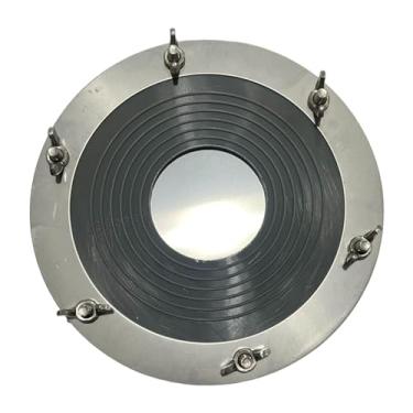 Imagem de Almencla Tenda fogão jack tubo de telhado piscando silicone tubo de vedação capa queimador de madeira encaixe de tubulação de combustão piscando para cabines, PRETO