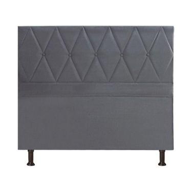 Imagem de Cabeceira Cama Box Solteiro Js Heloisa Grafite