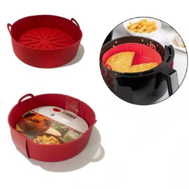 Imagem de Forma Air Fryer 16cm Silicone Redonda Fritadeira Eletrica - Clink, Ver