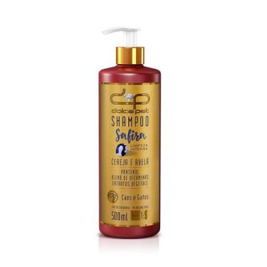 Imagem de Shampoo Dolce Pet Safira Limpeza Intensa Cereja e Avelã para Cães e Ga