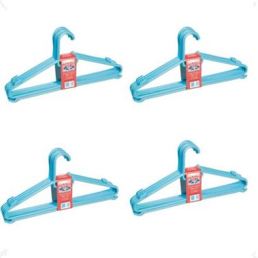 Imagem de Kit 20 Cabide Infantil Bebe ul 30X13,5 Reforçado - Injeplastec